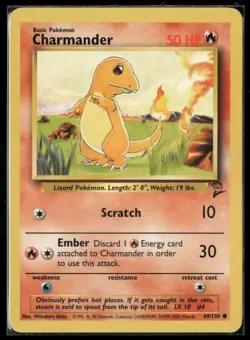 Charmander Base set 2 Normal - Pokemon TCG - Image 1