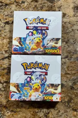 Pokemon TCG-2x Surging Sparks booster boxes-lot of 2 *factory sealed* *72 packs* - Image 1