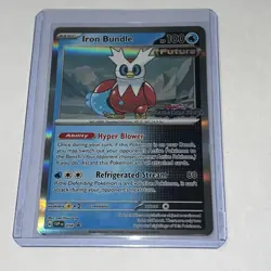 IRON BUNDLE SVP058 PARADOX RIFT POKEMON (PRE-RELEASE STAMPED PROMO HOLO, NM) - Image 2