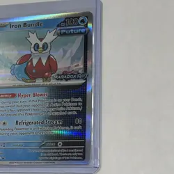 IRON BUNDLE SVP058 PARADOX RIFT POKEMON (PRE-RELEASE STAMPED PROMO HOLO, NM) - Image 3