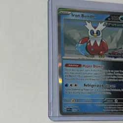 IRON BUNDLE SVP058 PARADOX RIFT POKEMON (PRE-RELEASE STAMPED PROMO HOLO, NM) - Image 4