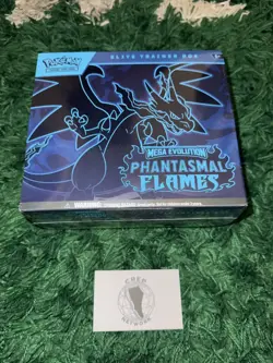 Pokemon TCG Mega Evolution Phantasmal Flames Elite Trainer Box Sealed - Image 1