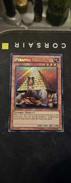 Yu gi oh Pyramid Turtle LCYW-EN245 Secret Rare 1st edition near mint - Image 1