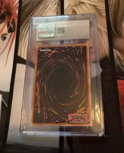 Yugioh CGC 10 Gem Mint Dark Magician Girl GFP2-EN177 Ghost Rare 1st Edition - Image 2
