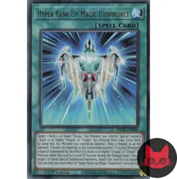 Yugioh Hyper Rank-Up-Magic Utopiforce BROL-EN060 Ultra Rare 1st Edition NM - Image 1