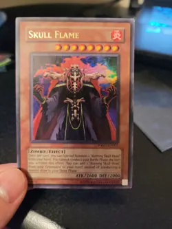 YuGiOh Skull Flame WB01-EN002 Ultra Rare LP - Image 1