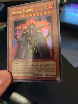 YuGiOh Skull Flame WB01-EN002 Ultra Rare LP - Image 2
