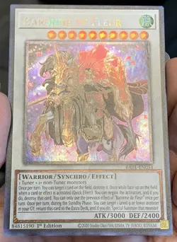 Yugioh Baronne de Fleur RA01-EN034 Platinum Secret Rare 1st Ed NM w/Tracking - Image 4