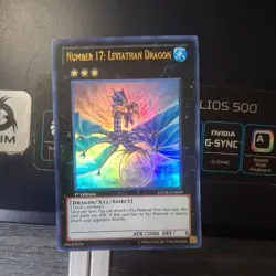 YUGIOH Number 17: Leviathan Dragon GENF-EN039 1st edition Ultra NM - Image 1