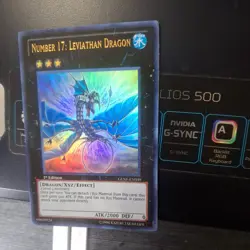 YUGIOH Number 17: Leviathan Dragon GENF-EN039 1st edition Ultra NM - Image 3