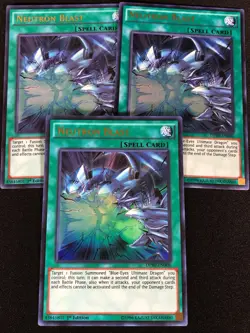 Yugioh Neutron Blast DPRP-EN008 1st Ultra x3 (NM) - Image 1