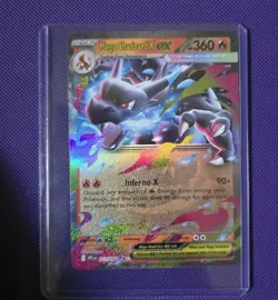 Mega Charizard ex 013/080 RR M2 Phantasmal Flames Card - NM - Pokemon TCG - Image 1