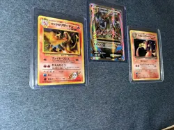 Vintage Charizard Pokemon Cards Lot - XY Evolutions, Japanese Team Rocket - Image 2
