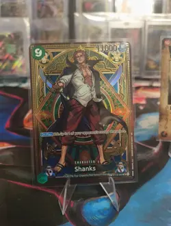 One Piece CCG Shanks Treasure & Wanted Poster 2 Card Bunle - Image 1