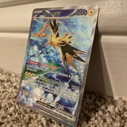 Pokemon TCG Zapdos EX Scarlet & Violet 151 Card 202/165 - Image 1