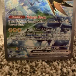 Pokemon TCG Zapdos EX Scarlet & Violet 151 Card 202/165 - Image 4