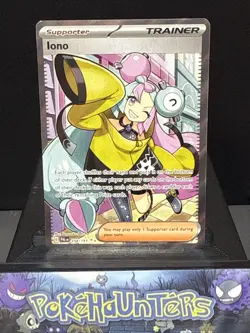 Pokemon Card Iono 254/193 Paldea Evolved Full Art Ultra Rare Near Mint - Image 1
