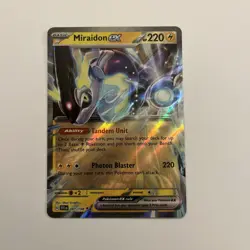 Miraidon ex Holo Shiny Pokemon TCG Card Scarlet Violet 081/198 2023 NEAR MINT - Image 1