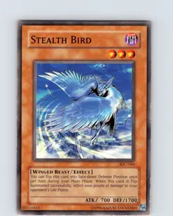 Yu-Gi-Oh TCG Stealth Bird IOC-068 Unlimited Regular Common Card Played MP-LP - Image 1