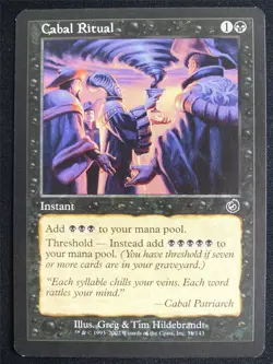 Cabal Ritual - TOR - Mtg Card #4NI - Image 1