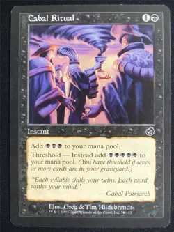 Cabal Ritual - TOR - Mtg Card #4NK - Image 1