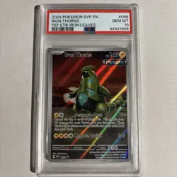 Iron Thorns 098 S&V Black Star Promo Pokemon TCG Card PSA 10 - Image 1