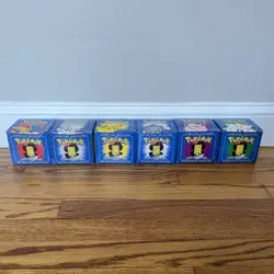 New Sealed Pokemon 23k Burger King Gold Plated Trading Card Set Blue Lot Of 6 - Image 4