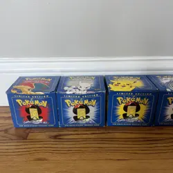 New Sealed Pokemon 23k Burger King Gold Plated Trading Card Set Blue Lot Of 6 - Image 5