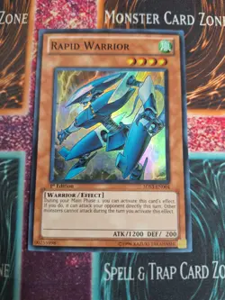 Yu-Gi-Oh! Rapid Warrior 5DS3-EN004 Super Rare 1st Edition Near Mint - Image 1