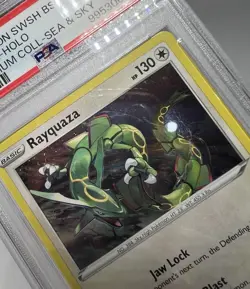 PSA 9 MINT Rayquaza SWSH BLACK STAR PROMOS #029 SEA SKY BOX Pokemon Card - Image 2