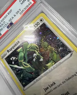 PSA 9 MINT Rayquaza SWSH BLACK STAR PROMOS #029 SEA SKY BOX Pokemon Card - Image 3