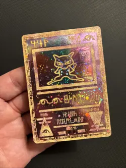 Ancient Mew Holo Pokemon Card 2000 Movie Promo, Rare And Beautiful Copy - Image 1