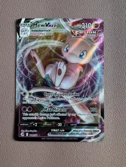 Pokemon TCG Fusion Strike Mew VMAX Card 114/264 - Image 1