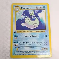 Dewgong 25/102 Base Set (Shadowless) Regular 1st Edition Card Never Played ￼ - Image 1