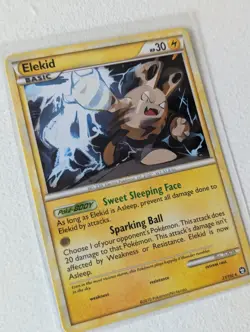 ELEKID 21/102 POKEMON TRIUMPHANT SET, RARE NON-HOLO POKEMON TCG CARD - Image 2