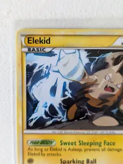ELEKID 21/102 POKEMON TRIUMPHANT SET, RARE NON-HOLO POKEMON TCG CARD - Image 3