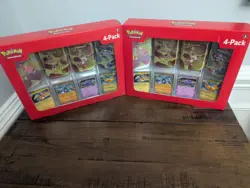 2 Boxes Pokemon 4 Mini Tins + 4 Promo Cards Bundle 151 SAMS CLUB EXCLUSIVE NIB - Image 1