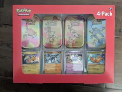 2 Boxes Pokemon 4 Mini Tins + 4 Promo Cards Bundle 151 SAMS CLUB EXCLUSIVE NIB - Image 4