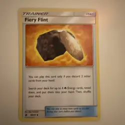 Pokemon Card TCG Fiery Flint Dragon Majesty 60/70 Near Mint - Image 1