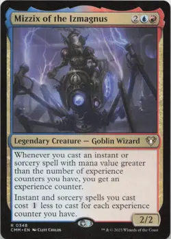 Mizzix of the Izmagnus R Commander Masters 348 NM MTG - Image 1