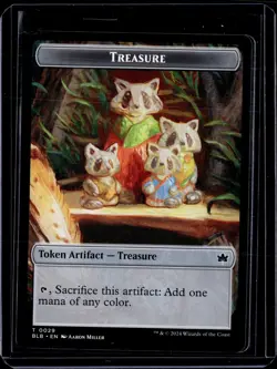 Treasure Token - 29 - BLB - NM - MTG Magic the Gathering - Image 1