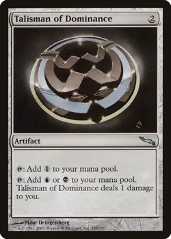 MTG Magic the Gathering Talisman of Dominance (253/306) Mirrodin HP - Image 1