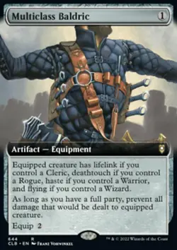 MTG Multiclass Baldric (644/1080) Commander Legends Battle for Baldur's Gate LP - Image 1