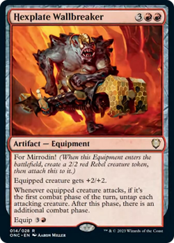 Hexplate Wallbreaker [Phyrexia: All Will Be One Commander] - Image 2