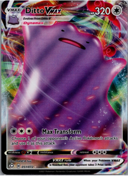 Pokemon TCG Ditto VMAX 051/072 Full Art - Shining Fates - NM/M - Holo VMAX Ultra - Image 1