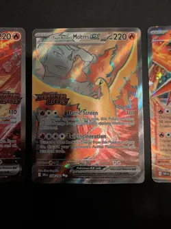 Pokemon Team Rockets Moltres Ultra Premium Collection Stamped Promos TCG - Image 3