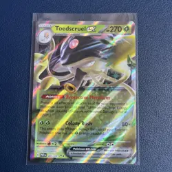 Pokemon TCG Toedscruel ex Scarlet & Violet: Paldean Fates 005/091 Holo Double... - Image 1