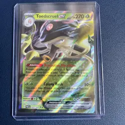 Pokemon TCG Toedscruel ex Scarlet & Violet: Paldean Fates 005/091 Holo Double... - Image 3