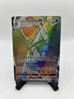 Pokemon Ice Rider Calyrex VMAX 202/198 SWSH Chilling Reign Holo NEAR MINT - Image 1