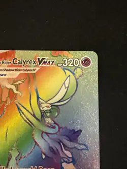 Shadow Rider Calyrex VMAX 204/198 Rainbow Secret Rare Chilling Reign Pokemon NM - Image 4
